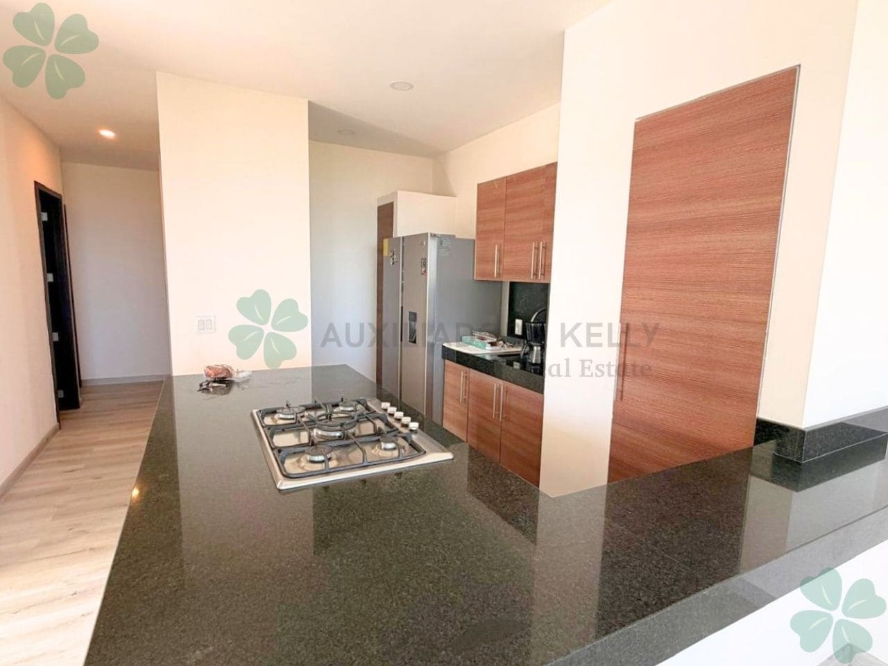 Apartamento amueblado con vista al lago